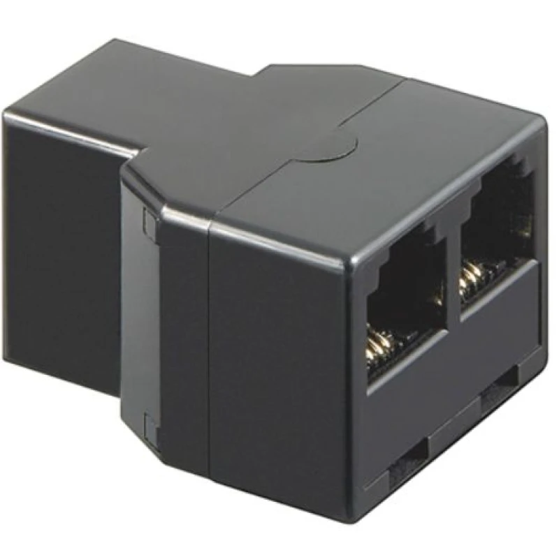 Image of Microconnect 50597 cable gender changer RJ11 6P4C White