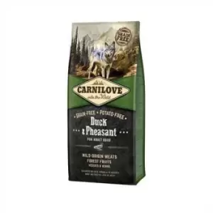 Image of Carnilove Adult Duck and Pheasant Dog Food 1.5kg
