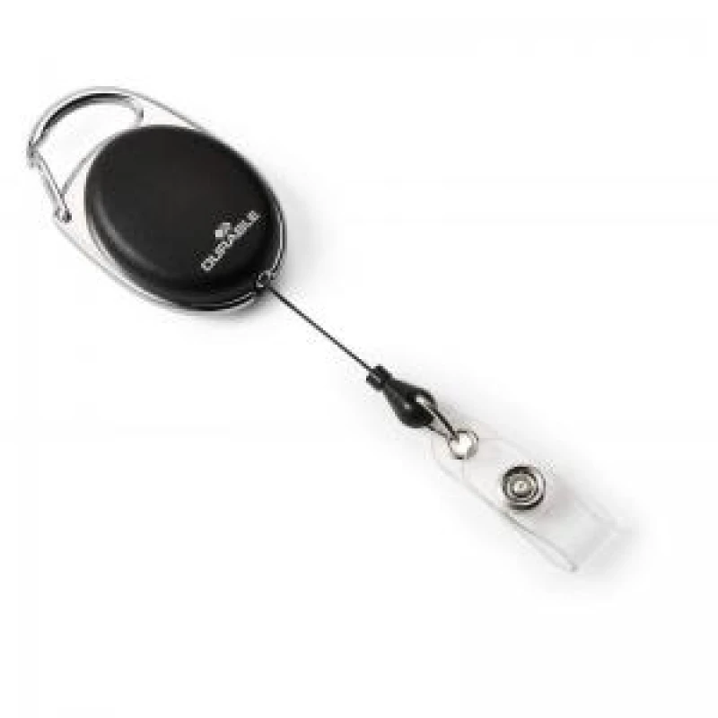 Image of Durable STYLE Secure Retractable Clip Badge Reel for ID Badges & DRBE895801
