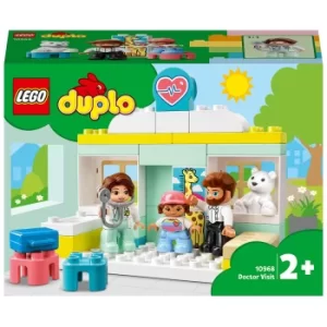 image of LEGO DUPLO Doctor Visit Large Bricks Building Set (10968)