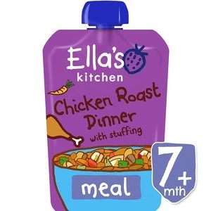 image of Ellas Kitchen Organic Cheery Chicken Roast Dinner 7m+ 130g