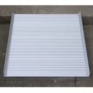Image of Aidapt Portable Roll Up Aluminium Ramp - Silver
