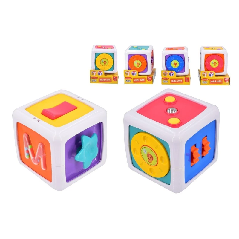 Image of Infunbebe Baby Mini Activity Cube (Styles Vary) Multi unisex