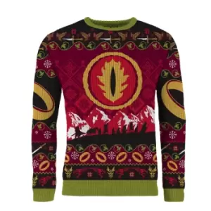 image of Lord Of The Rings Christmas Jumper (Size L)