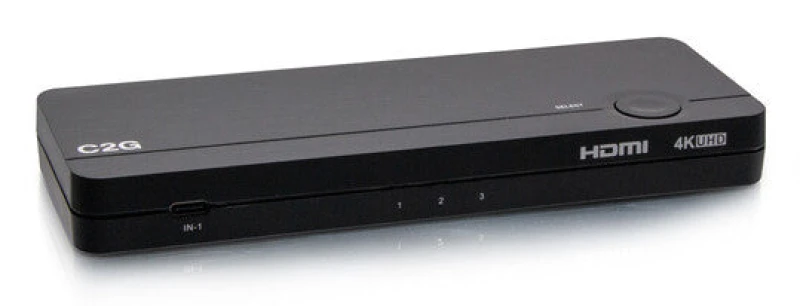 Image of C2G USB-C /HDMI 3-Input Combo to HDMI 1-Output KVM with Power Deliver