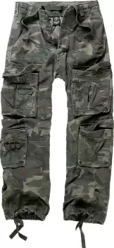 Image of Brandit Pure Vintage Trousers Cargo Trousers woodland