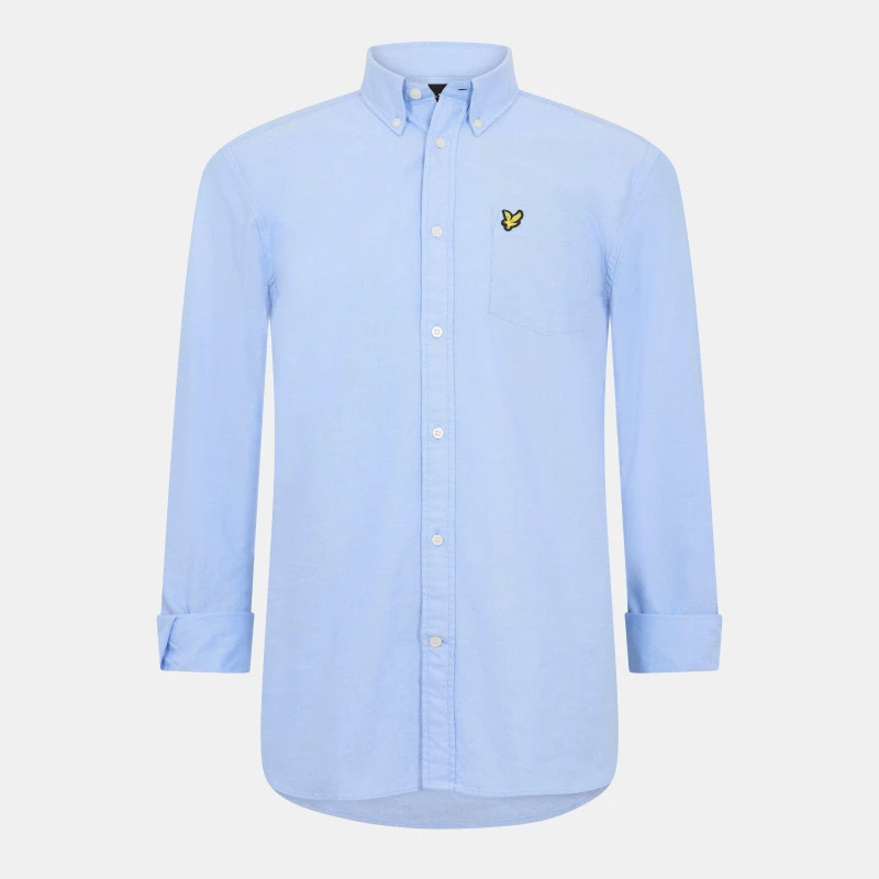 Image of Lyle & Scott Plain Oxford Shirt Riviera L