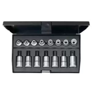 image of Gedore Gedore 1509942 TX, Star Bit set 15 Piece 3/8 (10 mm)