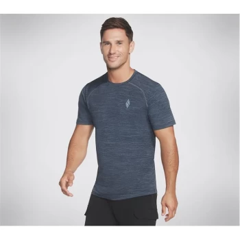 image of Skechers On The Road T Shirt Mens - Grey