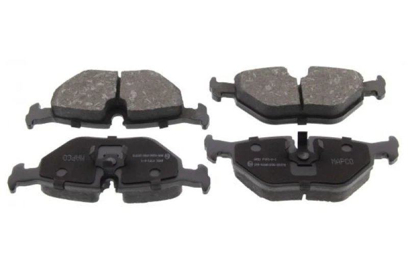 Image of MAPCO 6451 Brake pad set Rear Axle, with anti-squeak plate Brake Pad Set,disc brake (402)