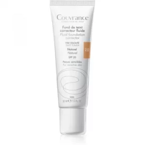 image of Avene Couvrance Fluid Coverage Foundation SPF 20 Shade 2.0 Natural 30ml