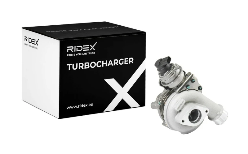 Image of RIDEX 2234C10240 Turbocharger with fastening/mounting material Charger,charging system (2234)