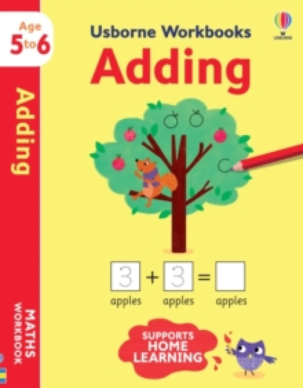 Image of Holly Bathie Usborne Workbooks Adding 5-6 Book Multi unisex