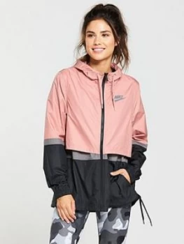 image of Nike Sportswear Woven Jacket Pink Size L Women