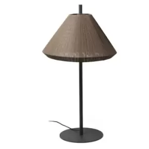 Faro SAIGON - Table Lamp Round Tapered Brown, E27, IP65