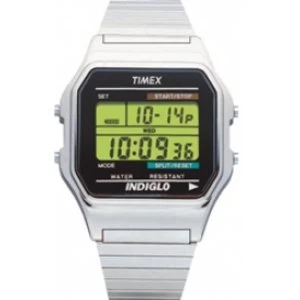 image of Timex T78587 Mens Style Watch Silver