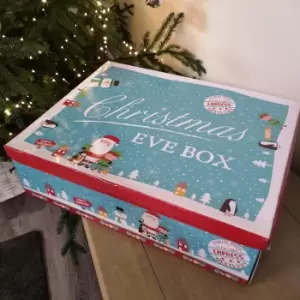 Image of H13 x 45 x 34cm Flat Pack Cardboard Christmas Eve Box Cute Festive Character Design