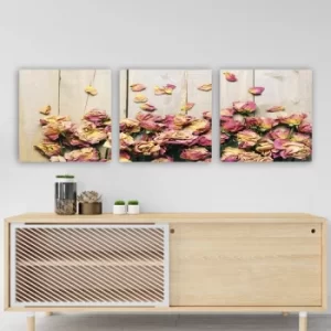 Image of P102199 Multicolor Decorative Canvas Painting (3 Pieces)