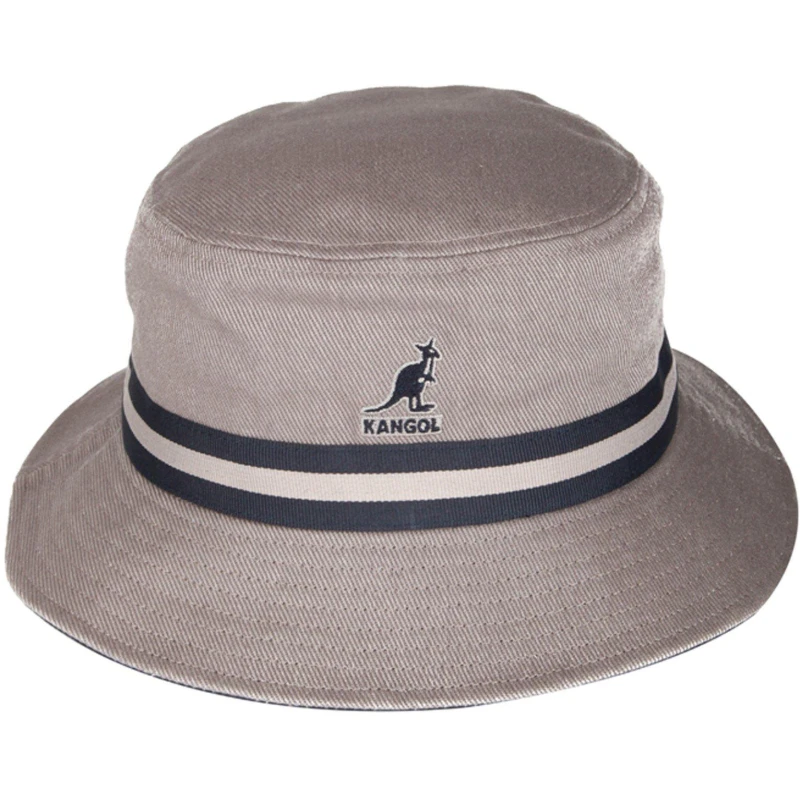 Image of Kangol Stripe Bucket Hat Grey unisex Small