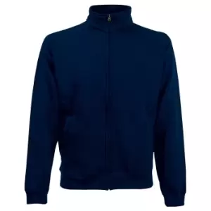 Image of Fruit Of The Loom Mens Full Zip Sweat Jacket (2XL) (Deep Navy)