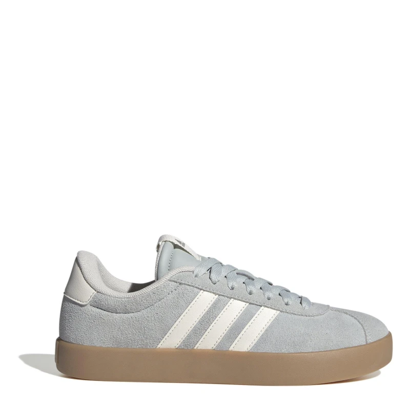 Image of adidas VL Court 3.0 Womens Silvr/Wht/Gum female 6.5 (40)