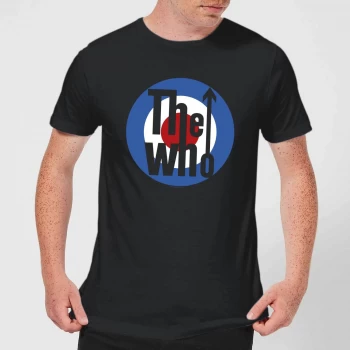 Image of The Who Target Mens T-Shirt - Black - 3XL - Black
