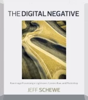 Image of digital negative raw image processing in lightroom camera raw and photoshop