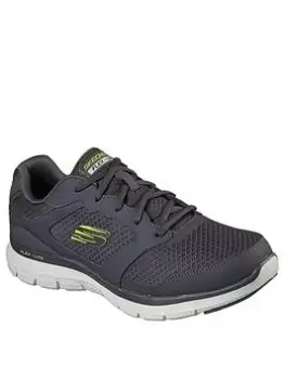 Image of Skechers Flex Advantage 4.0 Trainers - Black , Grey, Size 11, Men