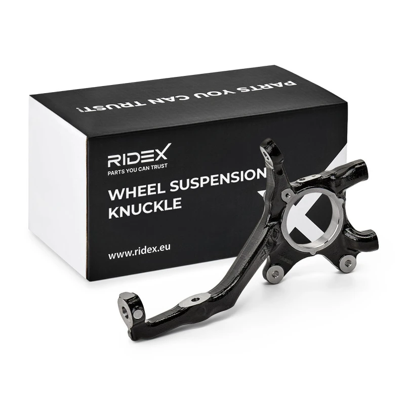 Image of RIDEX 1159S0378 Steering Knuckle Front Axle Left Stub Axle,wheel suspension (1159)