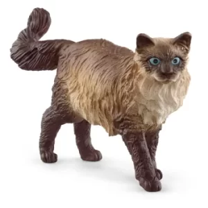 image of Schleich Farm World Ragdoll Cat Toy Figure