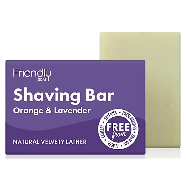 Image of Friendly Soap Shaving Bar - Orange & Lavender