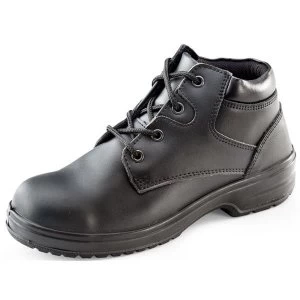 Image of Click Footwear Ladies Chukka Boot PU Leather Size 3603 Black Ref