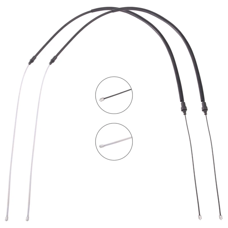 Image of RIDEX 124C1186 Brake Cable Left Rear, 945mm Cable,parking brake (124)