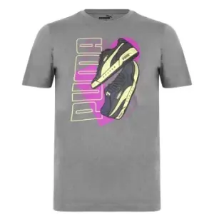 Puma Sneaker QT T Shirt Mens - Grey