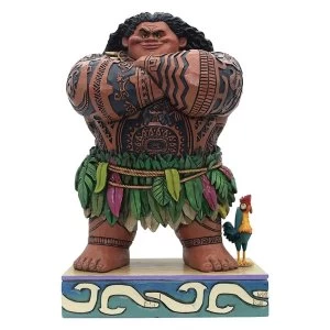 Image of Maui Daring Demigod Moana Disney Traditions Figurine