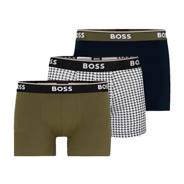 image of Boss Bodywear 3 Pack Power Boxer Shorts Trunks Small Black 42212481350