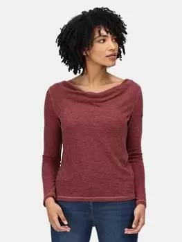 Image of Regatta Frayda Top - Red, Size 12, Women