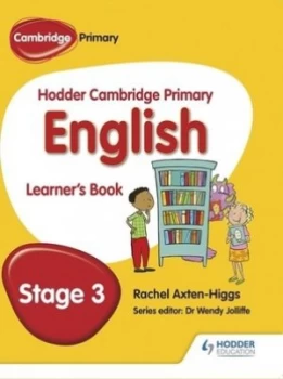 Image of Hodder Cambridge Primary English. Stage 3 Student Book by Rachel Axten-Higgs Paperback