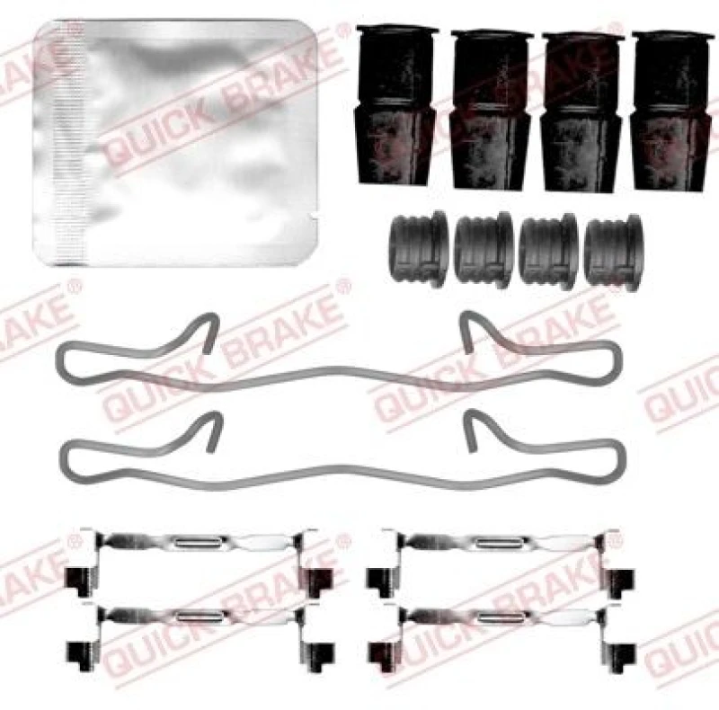 Image of QUICK BRAKE Brake pad fitting kit QUICK BRAKE 109-0197