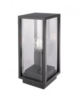 Pedestal Lamp, 1 x E27, IP54, Graphite