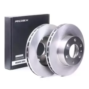 Image of RIDEX Brake disc 82B1271 Brake rotor,Brake discs IVECO,DAILY IV Kasten/Kombi,Daily VI Kastenwagen,Daily IV Pritsche / Fahrgestell,DAILY V Kasten/Kombi