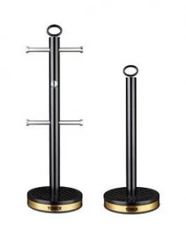 Image of Tower Empire 6 Cup Mug Tree And Towel Holder