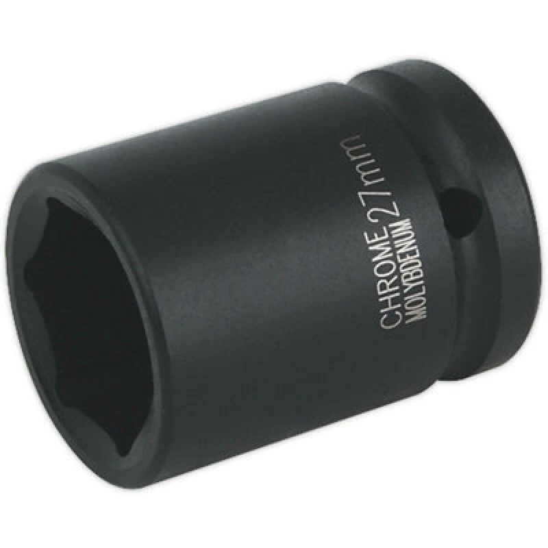 Image of Loops 27mm Forged Impact Socket - 3/4" Sq Drive - Chromoly Impact Wrench Socket Multi