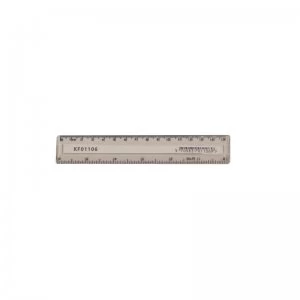 Q-Connect Ruler 150mm Clear