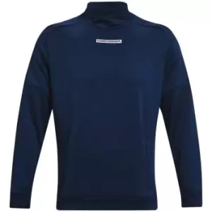 Image of Under Armour Terry Evolution Top Mens - Blue