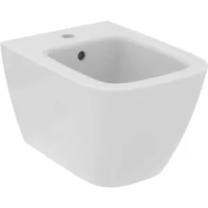 Image of Ideal Standard i. life S Compact Wall Hung Bidet in White Ceramic