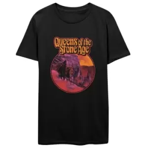 Image of Queens Of The Stone Age - Hell Ride Unisex XX-Large T-Shirt - Black