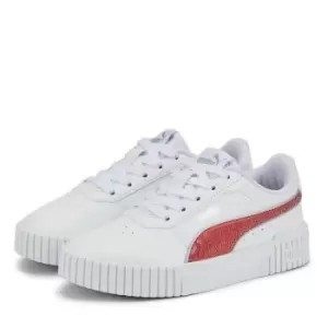 Image of Puma Carina 2.0 Glitzy Kids Shoes - White