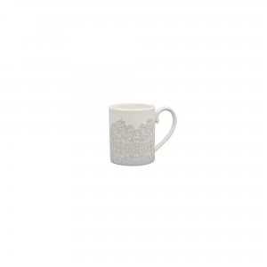 image of Denby Monsoon Filigree Silver Small Mug