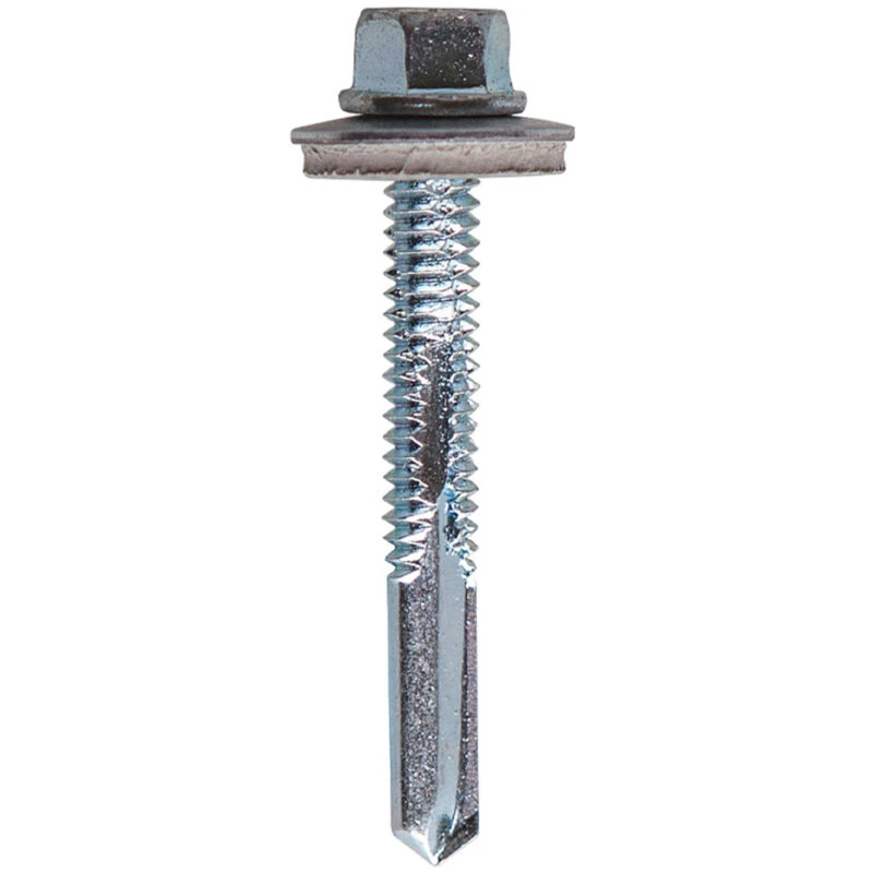 Image of Jcp Fixings A2-304 St/st Metalfix Self-Drilling Screws 5.5 X 38mm - Fjmfh55038Ssw16 For Heavy Sections - Box Of 100